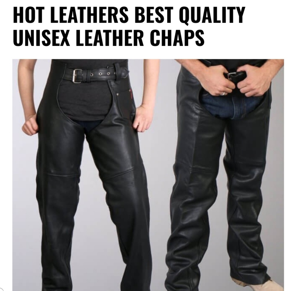 Hot Leather Genuine RAW leather Chaps